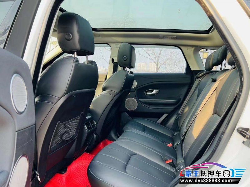 20年路虎揽胜极光SUV抵押车出售