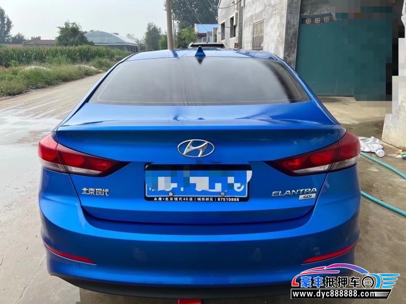 16年现代领动轿车抵押车出售