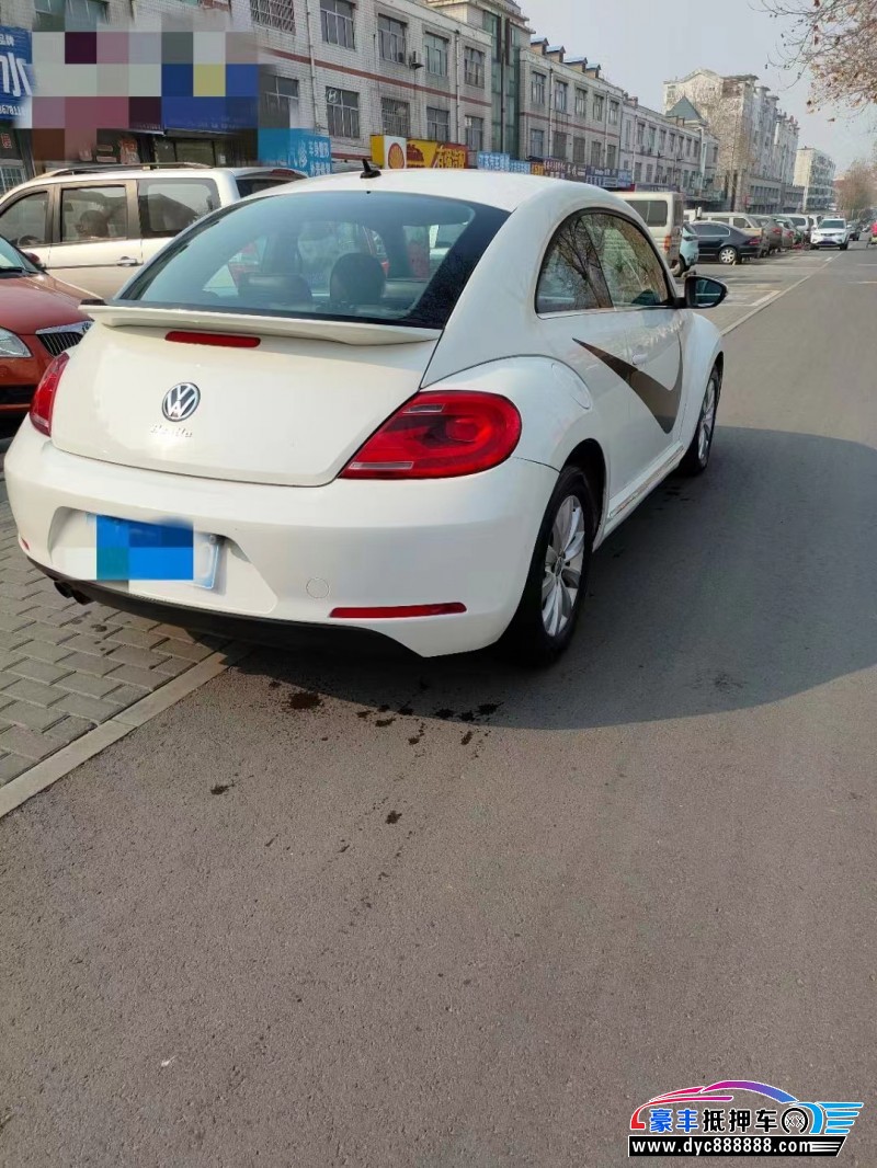 14年大众甲壳虫轿车抵押车出售