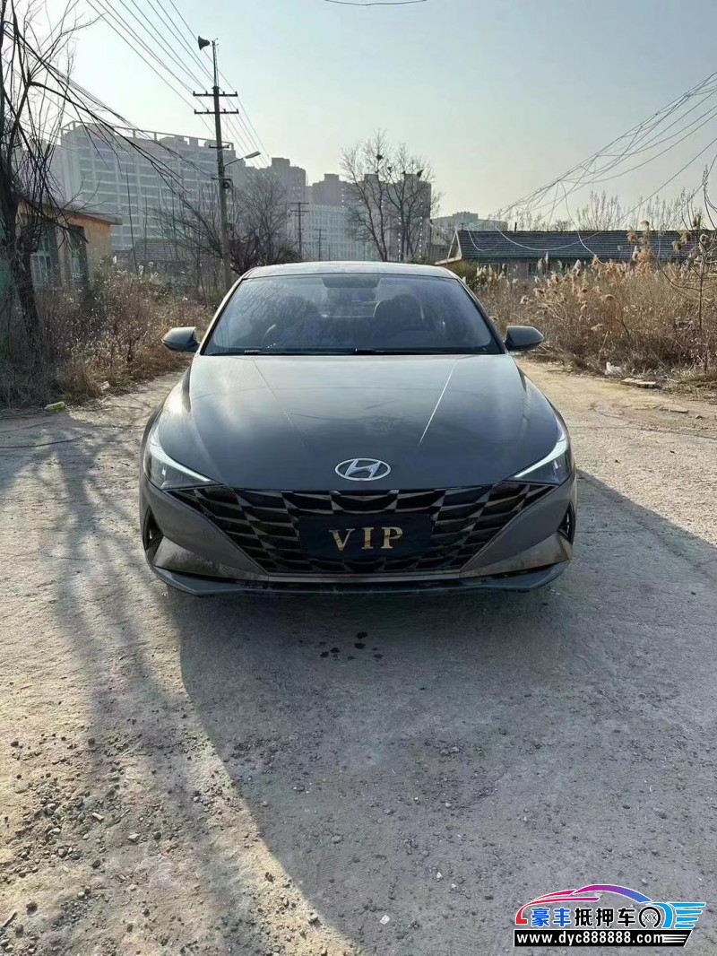 21年现代伊兰特轿车抵押车出售