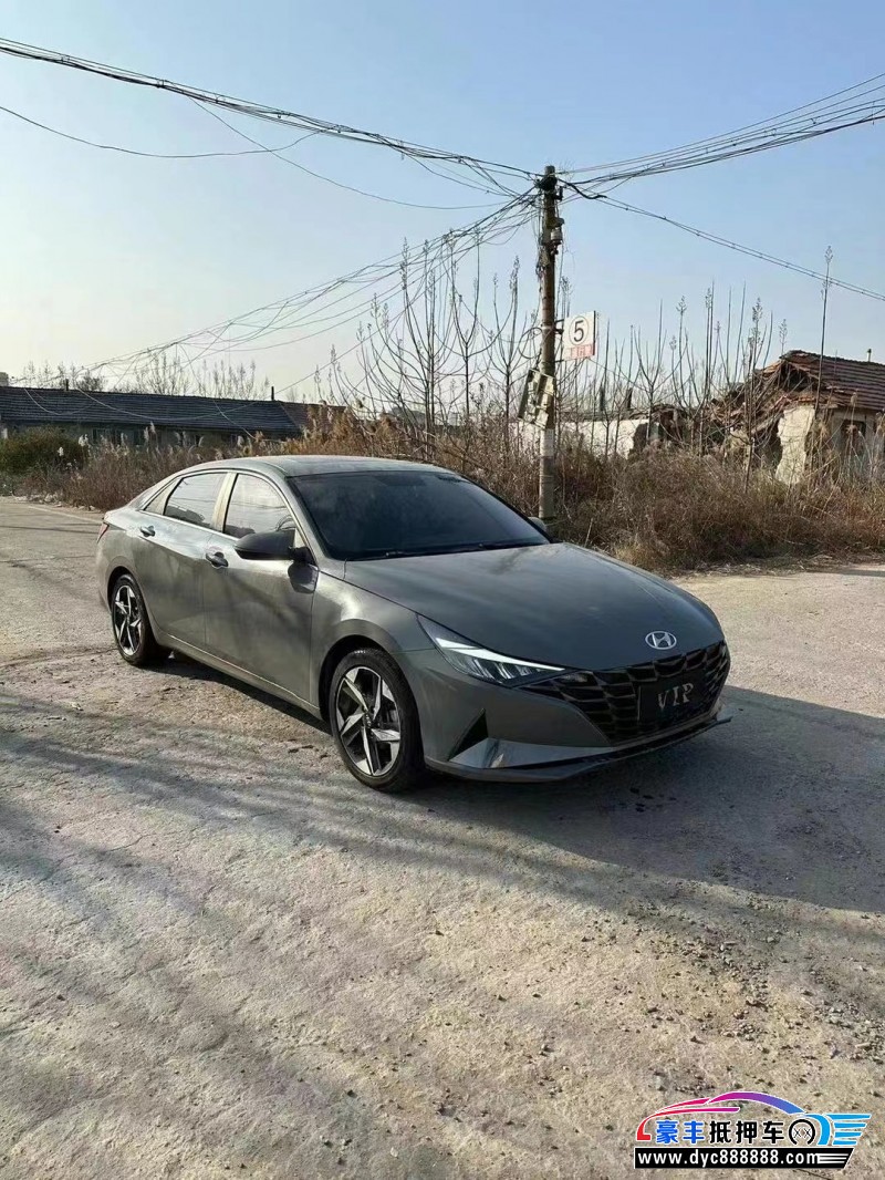 21年现代伊兰特轿车抵押车出售