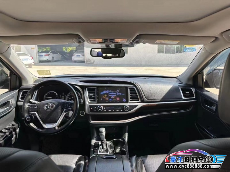 17年丰田汉兰达SUV抵押车出售