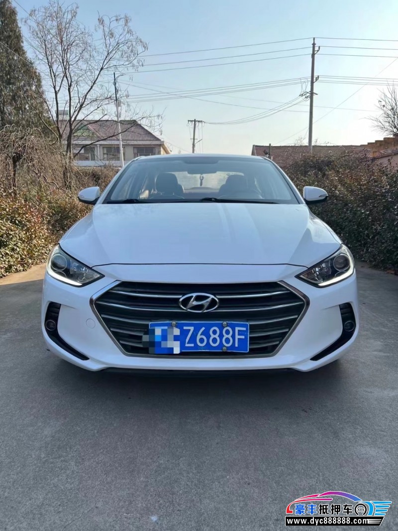 16年现代领动轿车抵押车出售