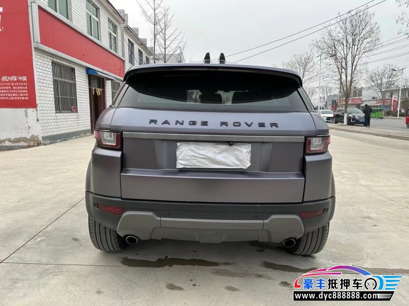 18年路虎揽胜极光SUV抵押车出售