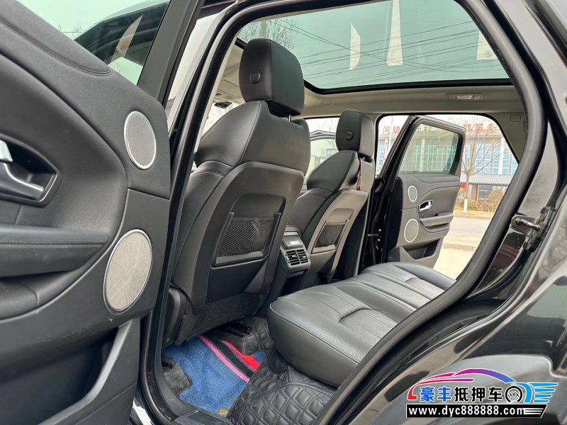 18年路虎揽胜极光SUV抵押车出售