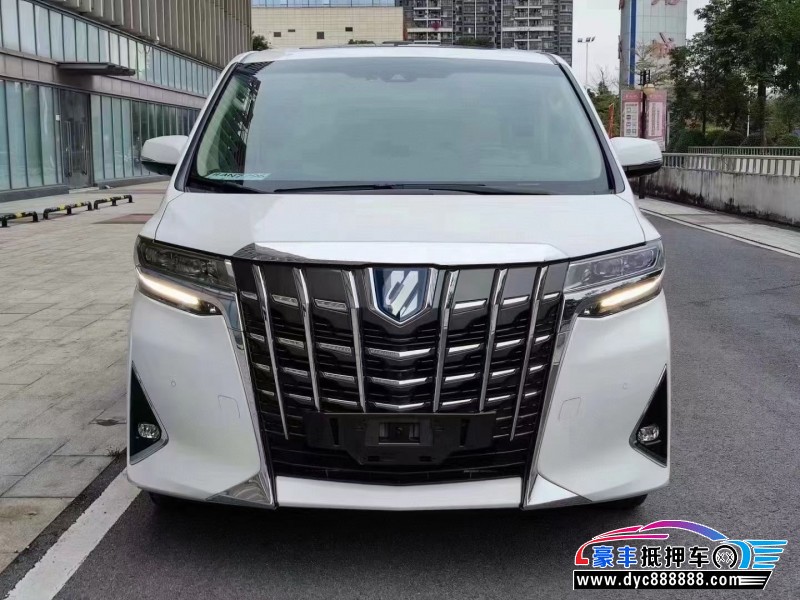 19年丰田埃尔法轿车抵押车出售