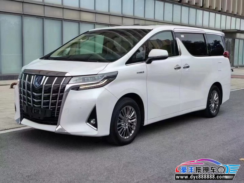 19年丰田埃尔法轿车抵押车出售