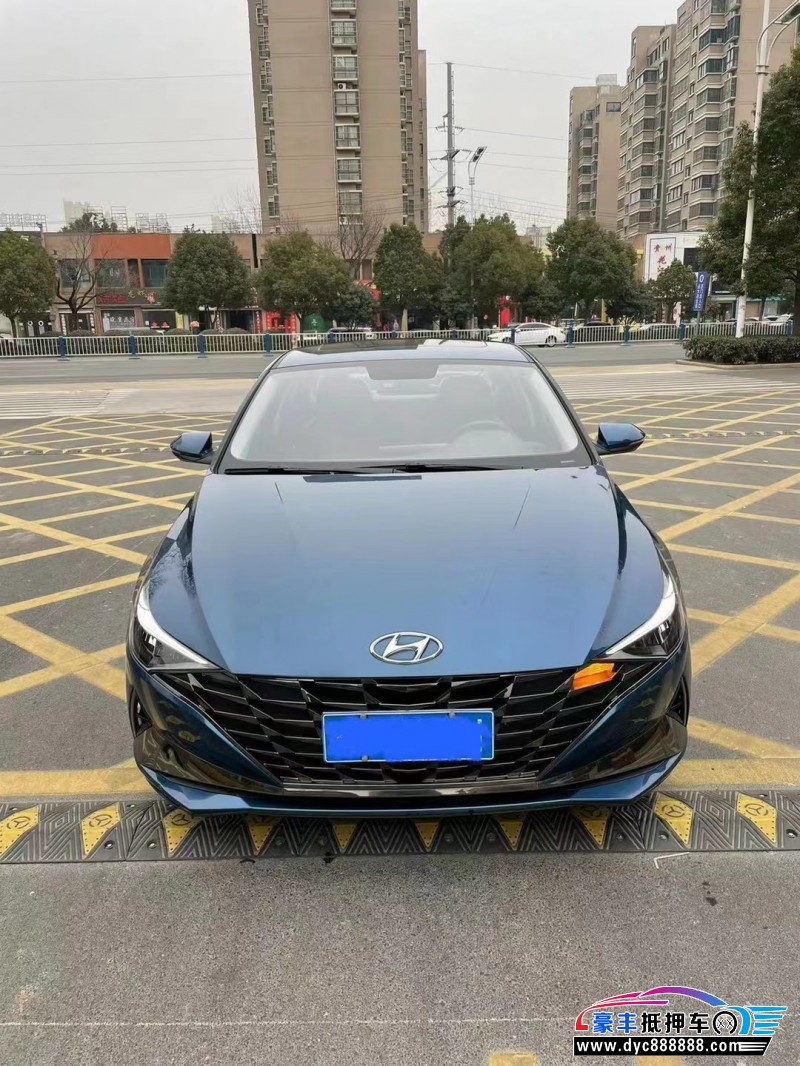 21年现代伊兰特轿车抵押车出售