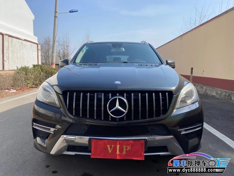 12年奔驰MLSUV抵押车出售