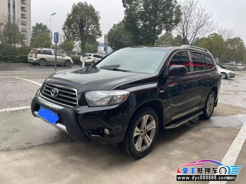 11年丰田汉兰达轿车抵押车出售