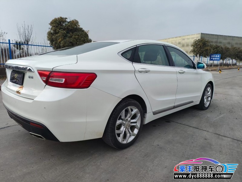 16年吉利博瑞轿车抵押车出售