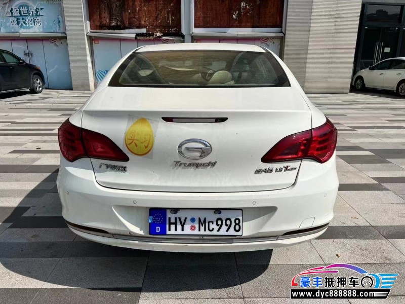 16年传祺GA6轿车抵押车出售