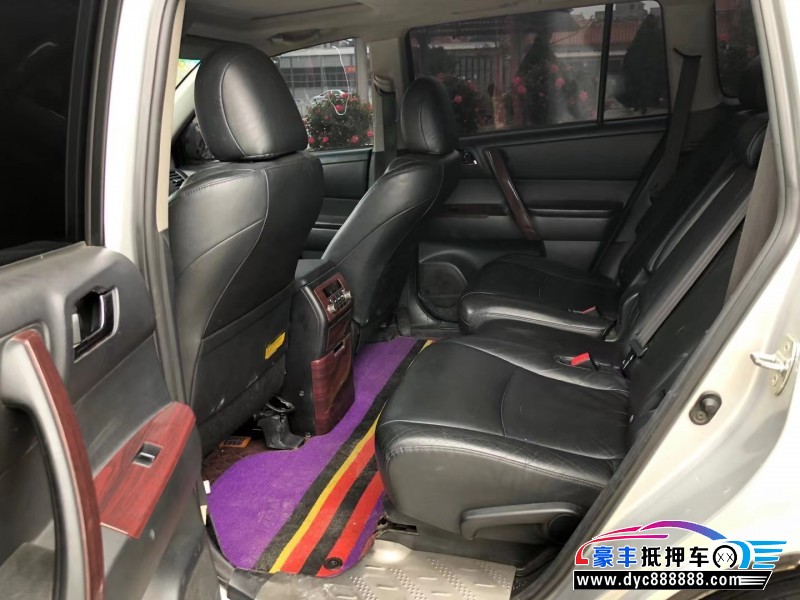 10年丰田汉兰达SUV抵押车出售