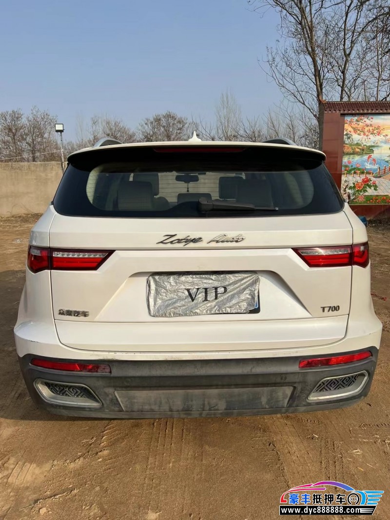 16年众泰T700SUV抵押车出售