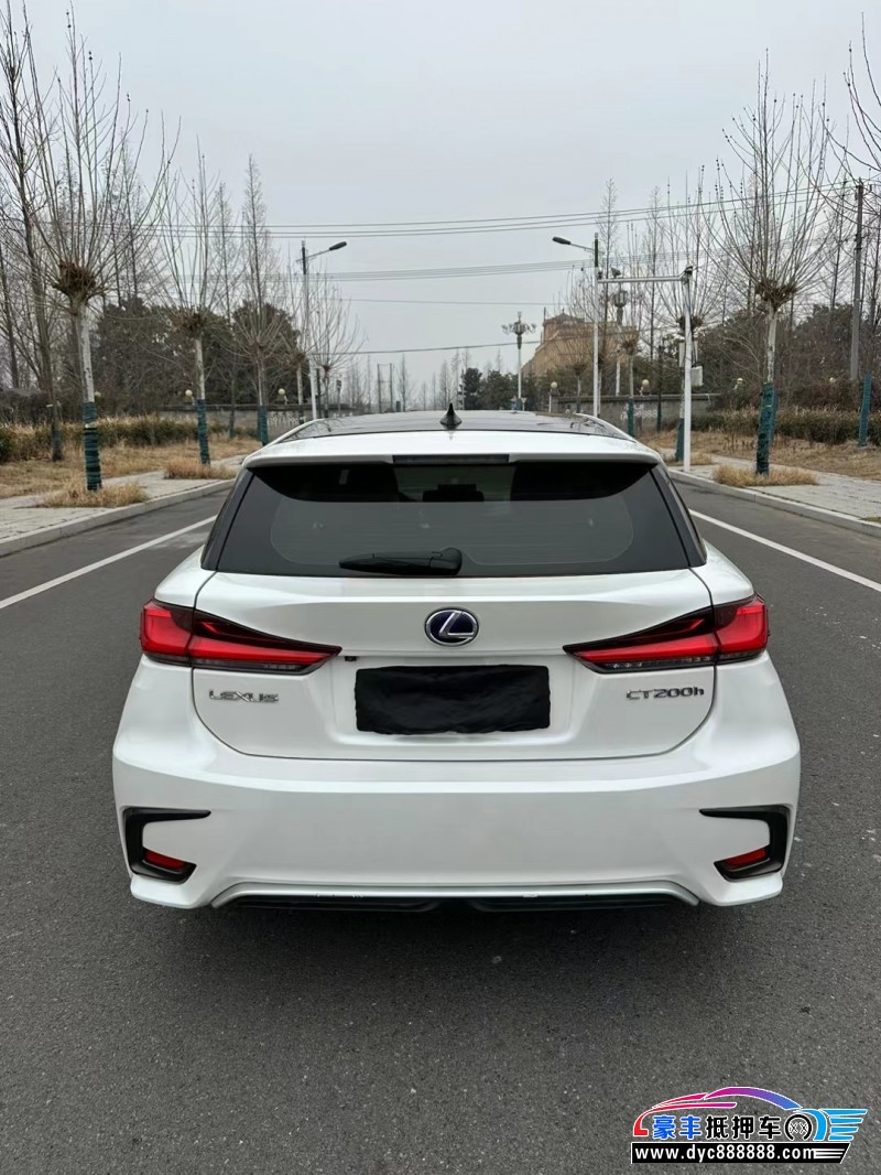 19年雷克萨斯CT轿车抵押车出售