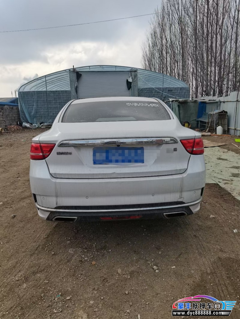 18年吉利博瑞轿车抵押车出售