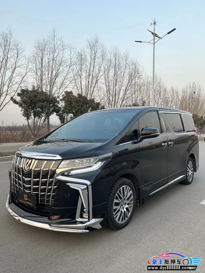 17年丰田埃尔法轿车抵押车出售