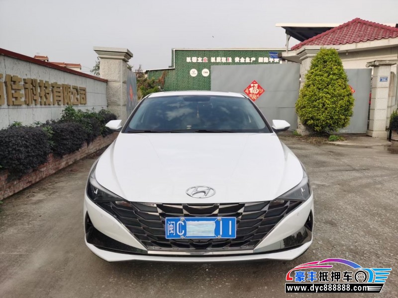22年现代伊兰特轿车抵押车出售