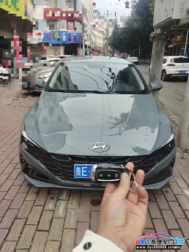 21年现代伊兰特轿车抵押车出售