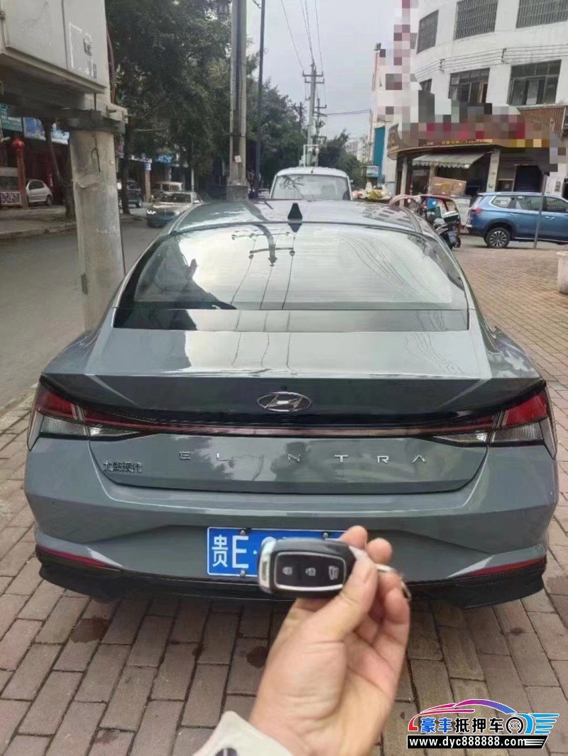 21年现代伊兰特轿车抵押车出售