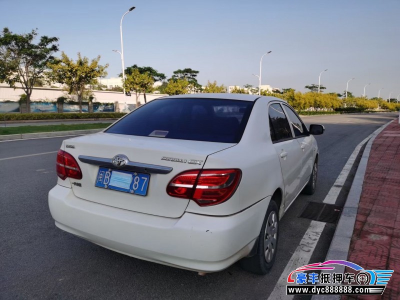 13年丰田花冠轿车抵押车出售