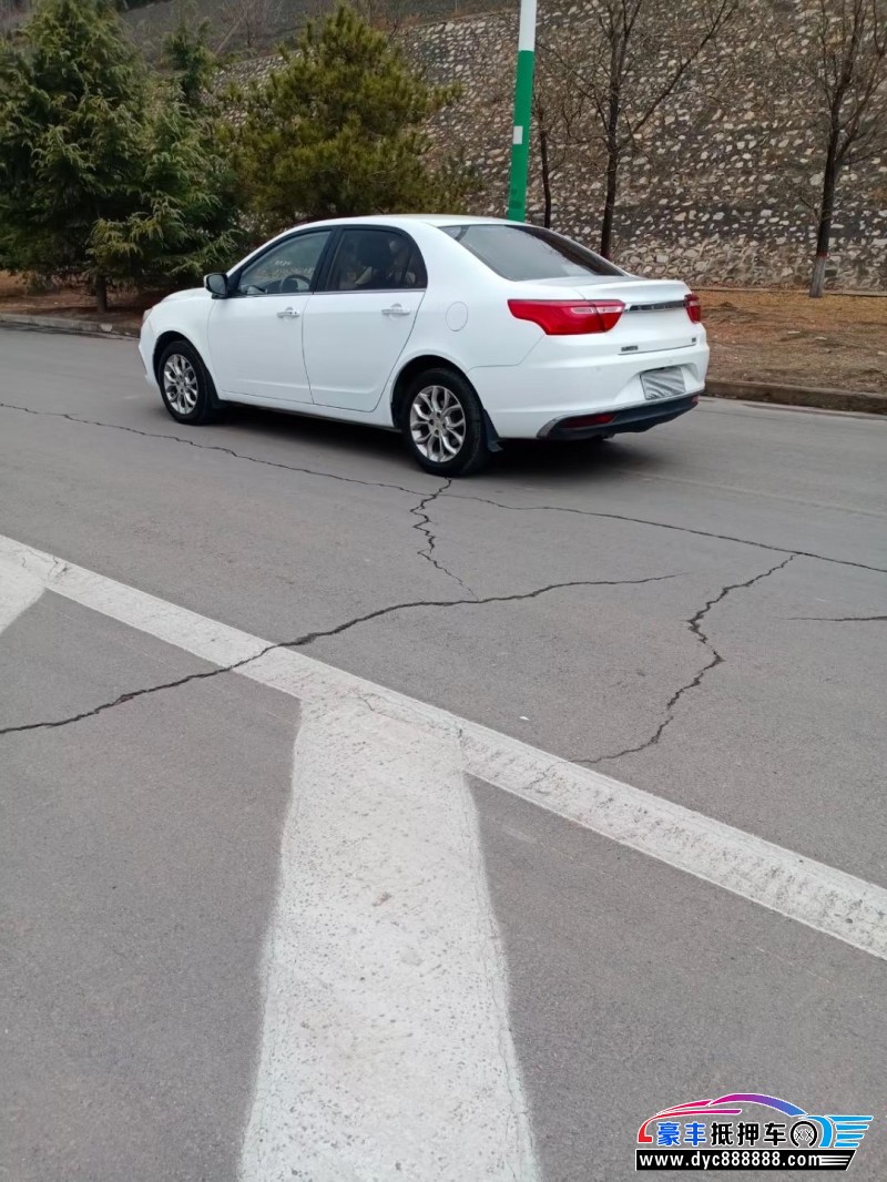 18年吉利远景轿车抵押车出售