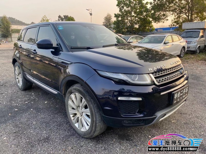 18年路虎揽胜极光SUV抵押车出售
