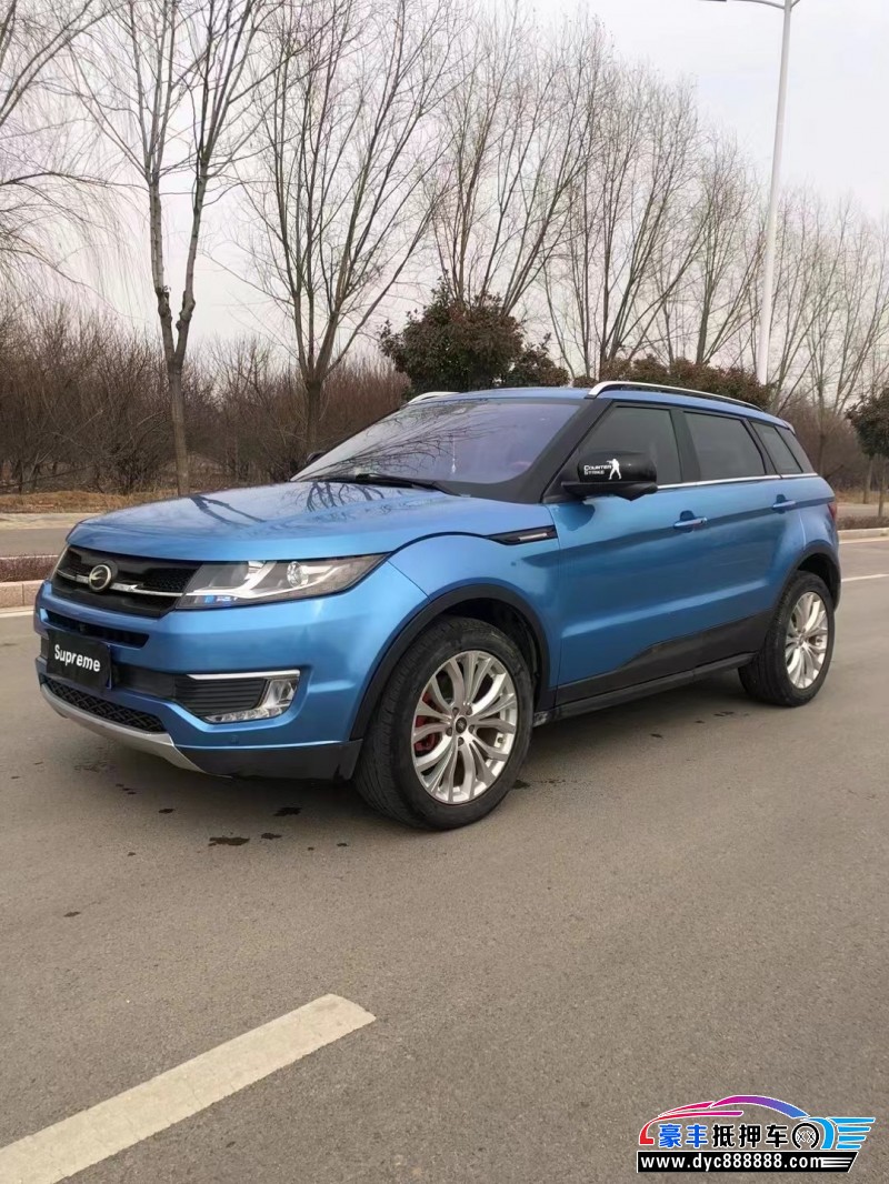 16年陆风X7SUV抵押车出售