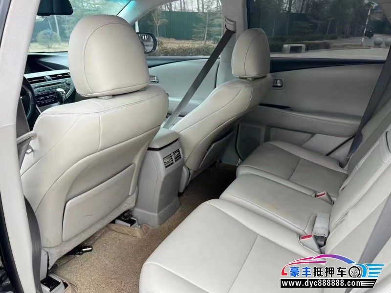 12年雷克萨斯RX轿车抵押车出售