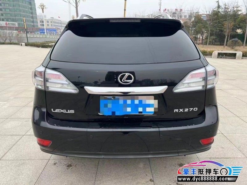 12年雷克萨斯RX轿车抵押车出售