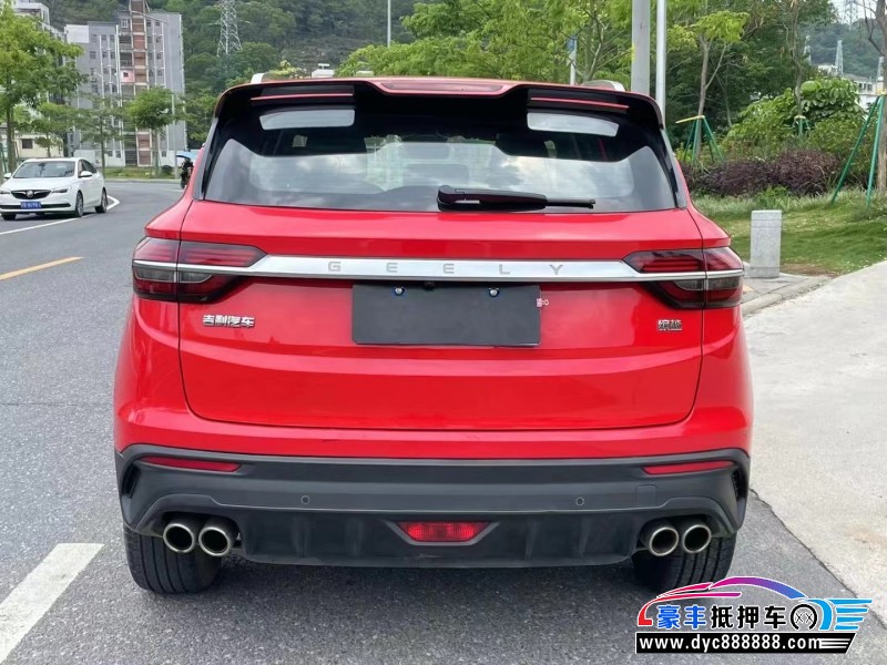 19年吉利缤越轿车抵押车出售