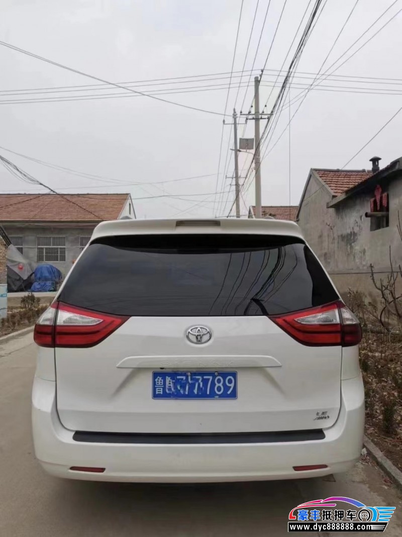 17年丰田塞纳MPV抵押车出售