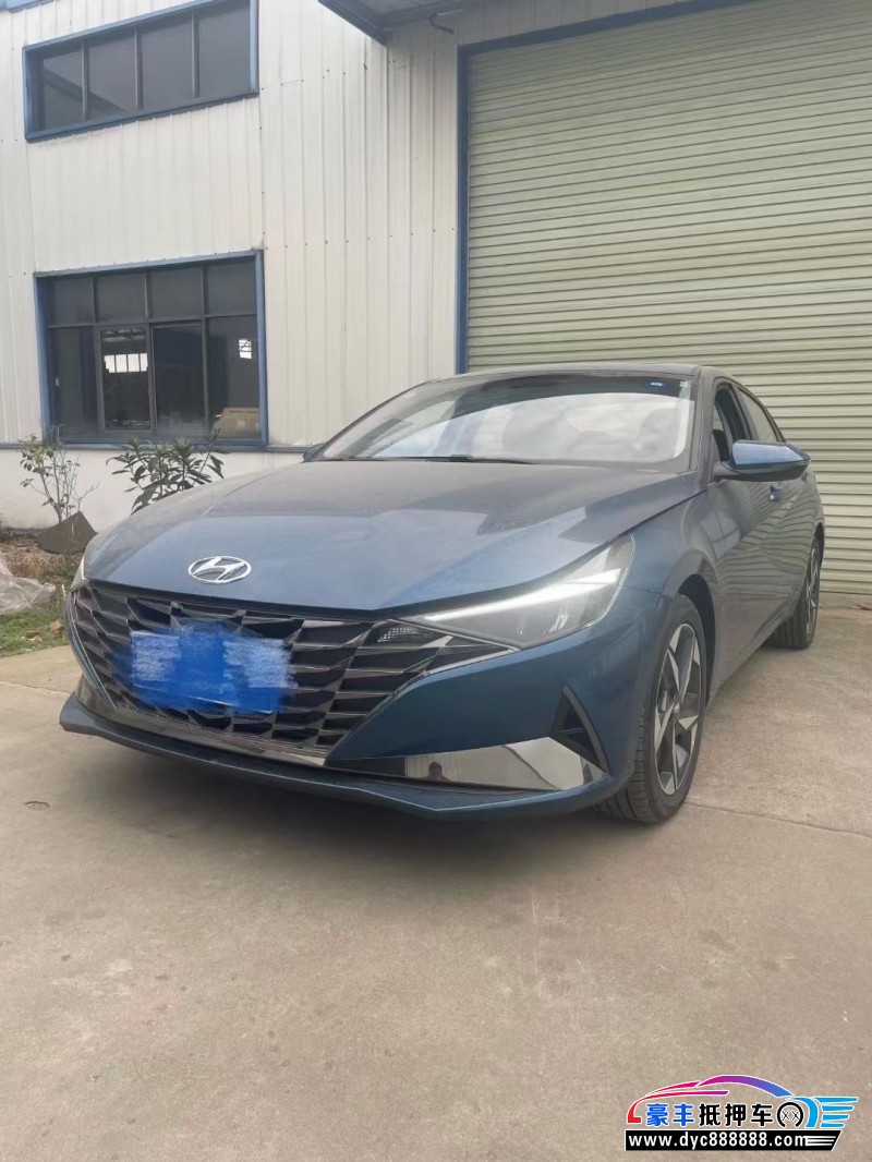 22年现代伊兰特轿车抵押车出售