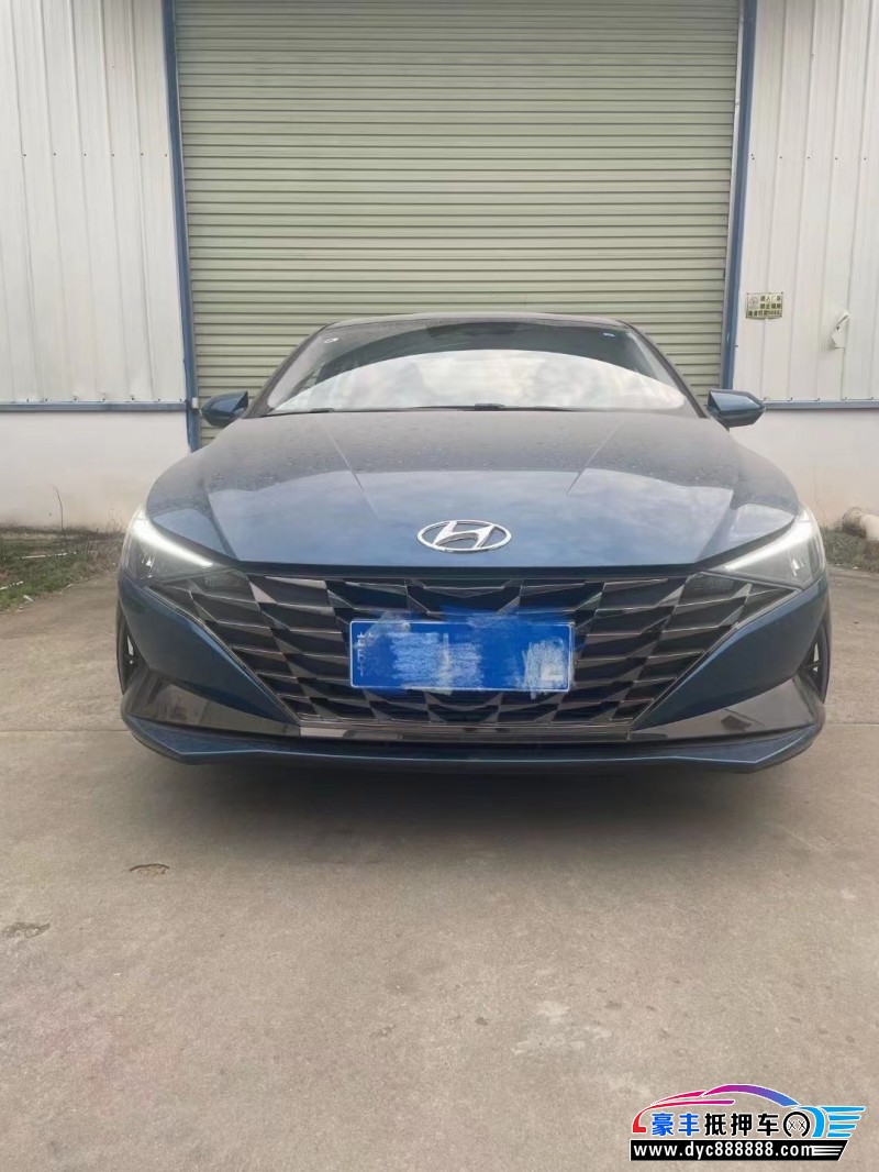 22年现代伊兰特轿车抵押车出售