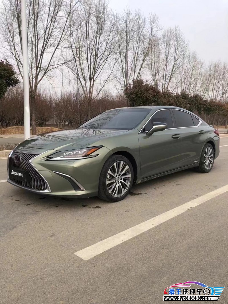 18年雷克萨斯ES轿车抵押车出售