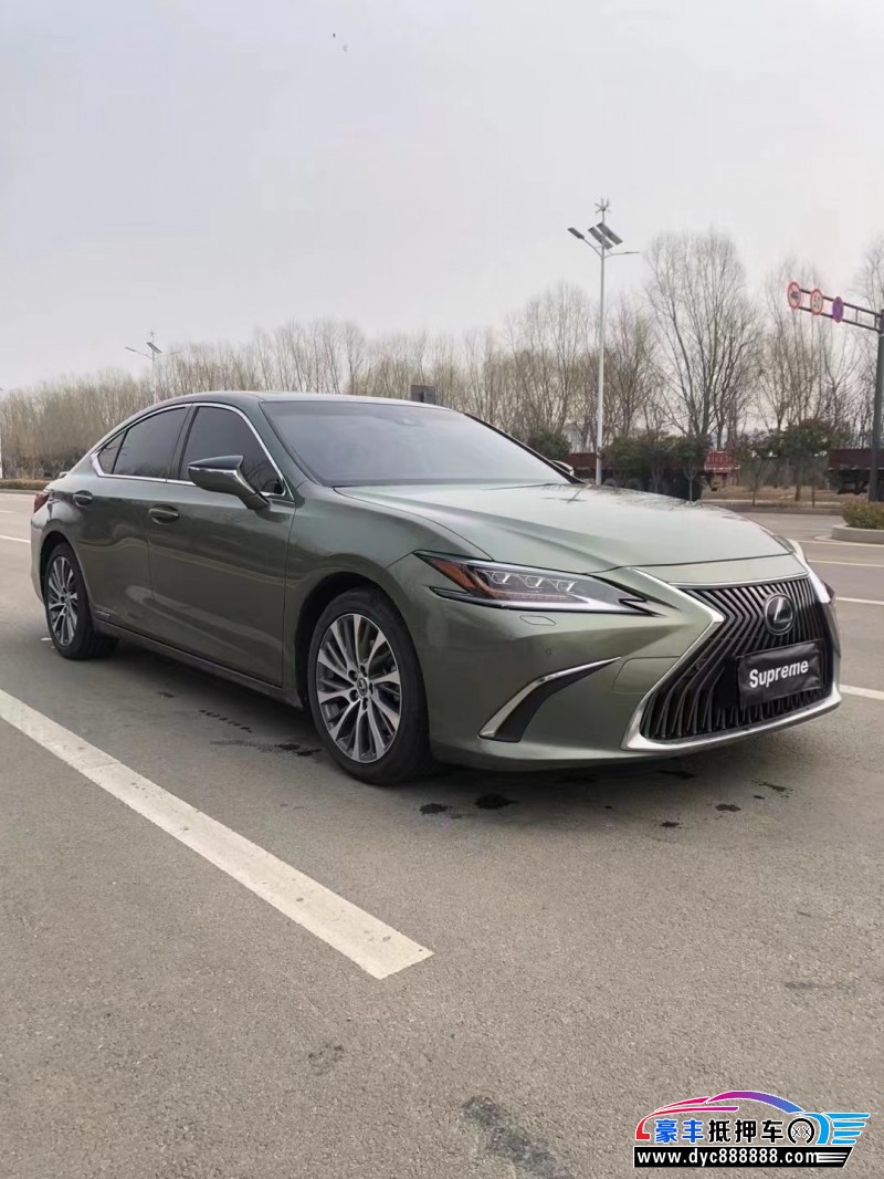 18年雷克萨斯ES轿车抵押车出售