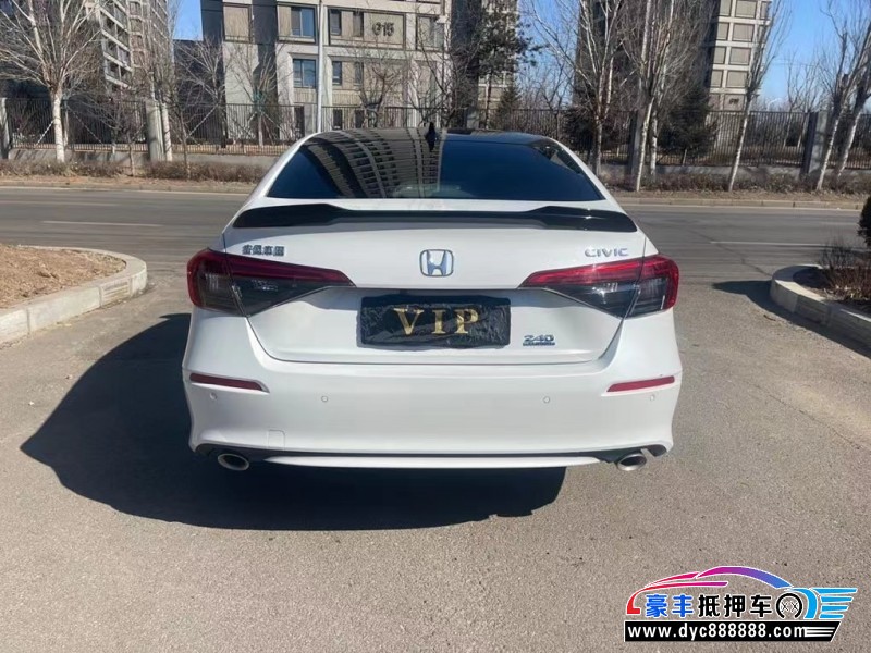 22年本田思域轿车抵押车出售