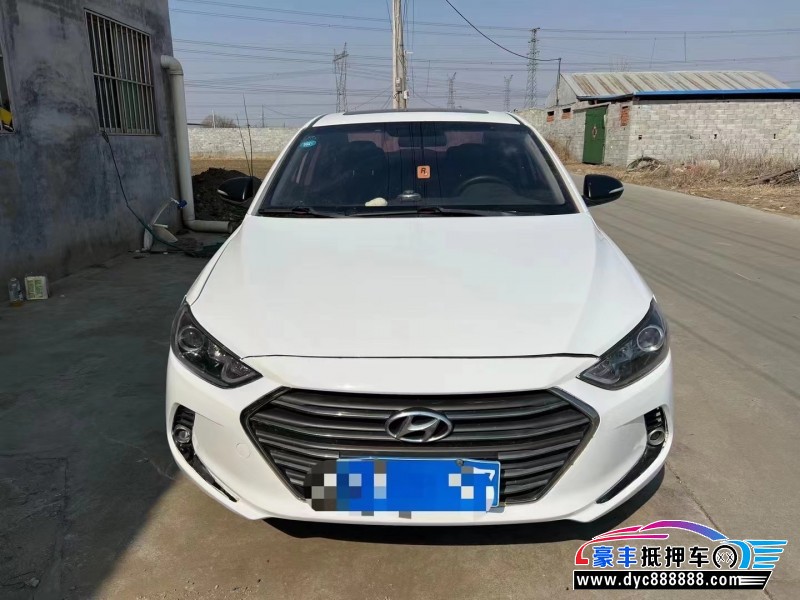 16年现代领动轿车抵押车出售