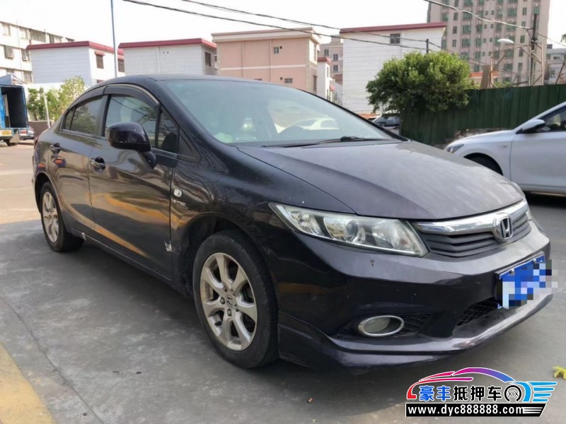 12年本田思域轿车抵押车出售