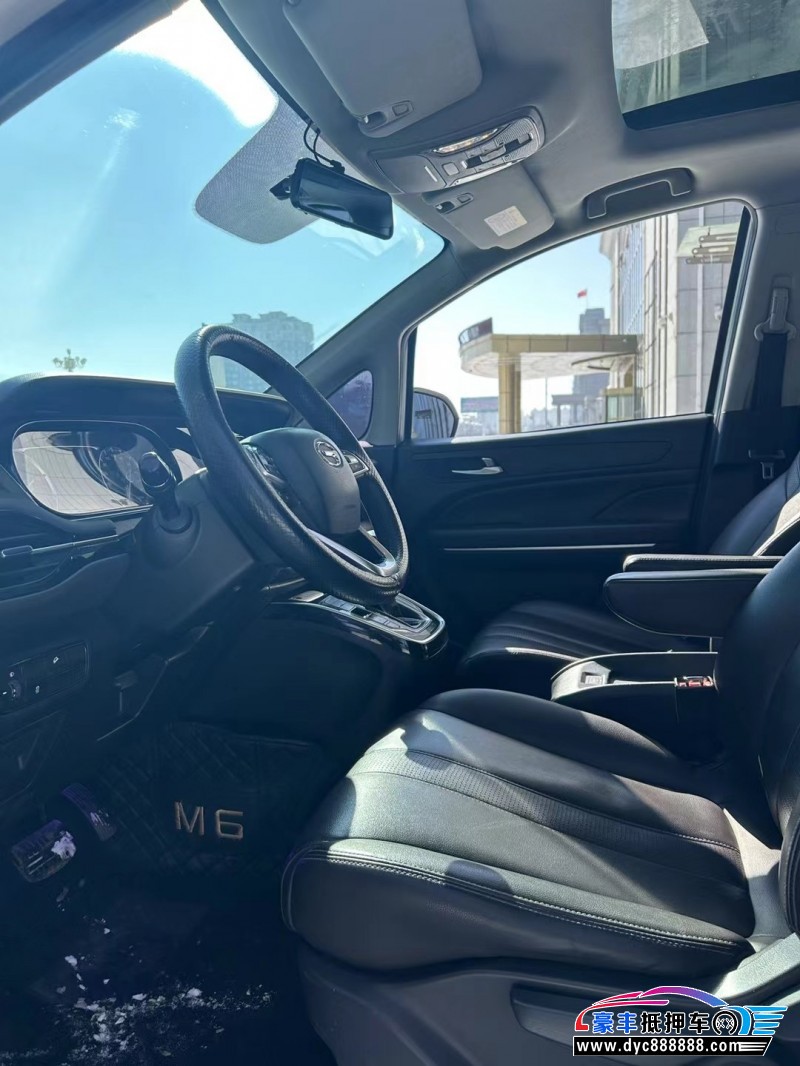 19年传祺m6轿车抵押车出售