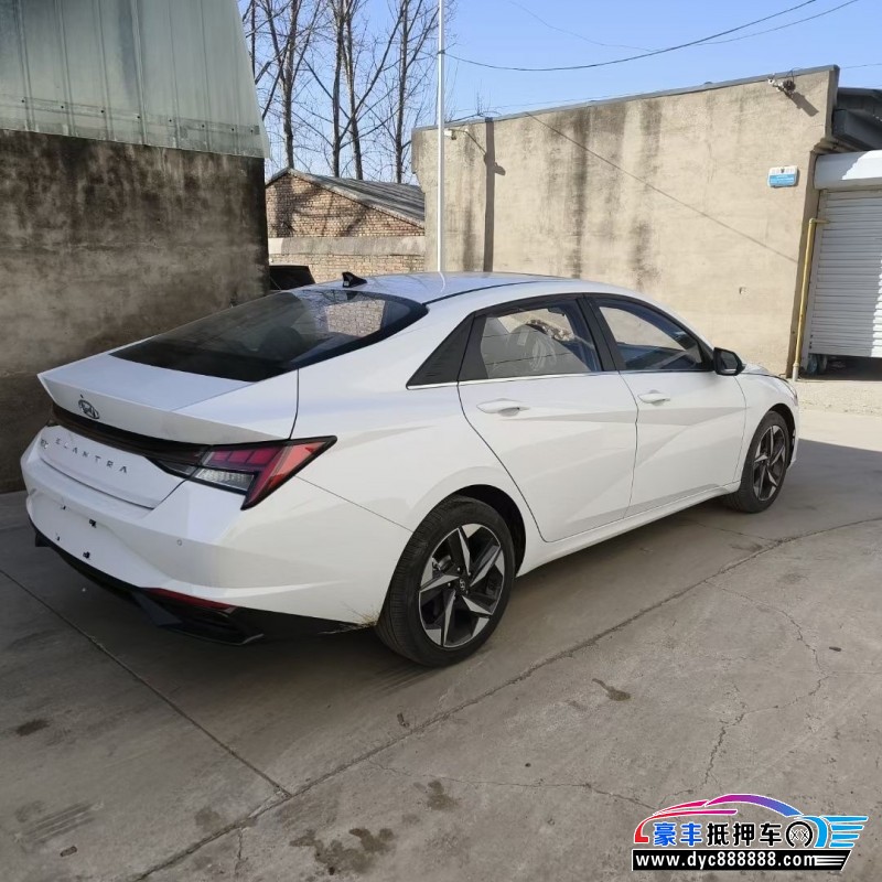 23年现代伊兰特轿车抵押车出售