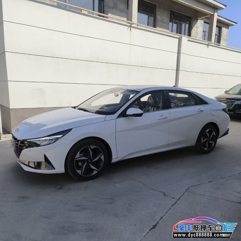 23年现代伊兰特轿车抵押车出售