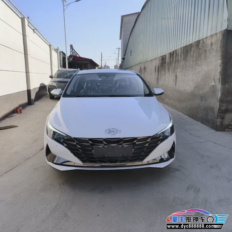 23年现代伊兰特轿车抵押车出售