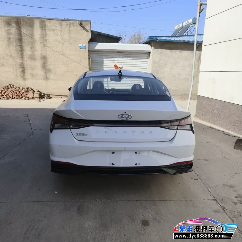 23年现代伊兰特轿车抵押车出售