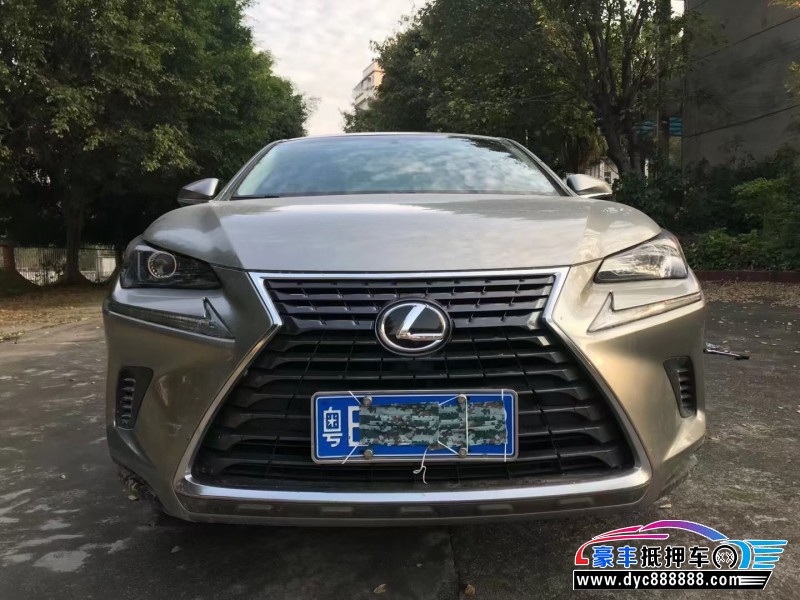 18年雷克萨斯NX轿车抵押车出售
