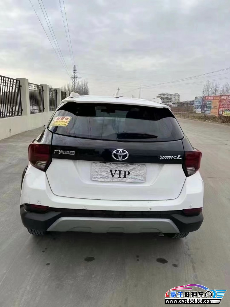 20年丰田YARiS L 致炫轿车抵押车出售