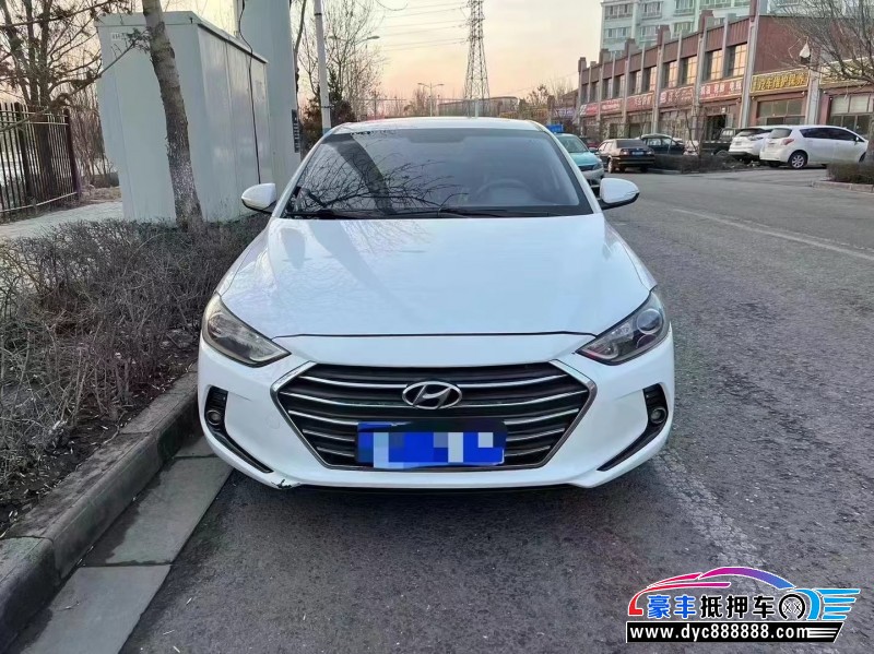 17年现代领动轿车抵押车出售