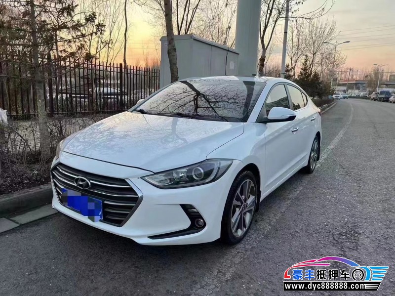 17年现代领动轿车抵押车出售