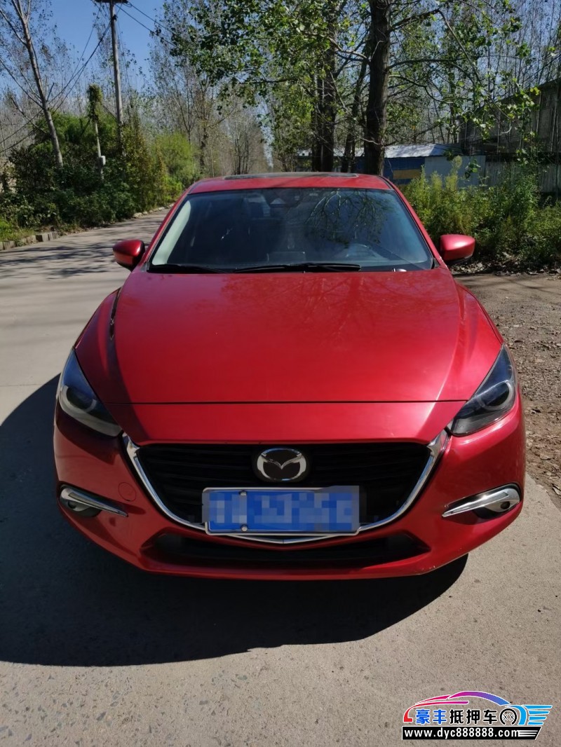 18年马自达昂克赛拉轿车抵押车出售