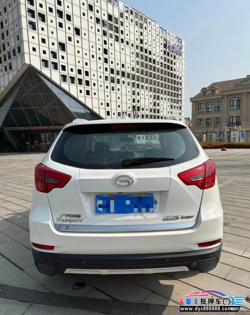 16年传祺GS5SUV抵押车出售